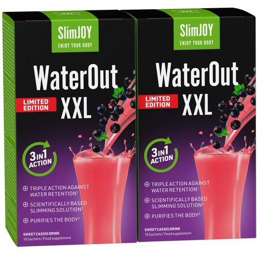 WaterOut XXL [LE] s příchutí černého rybízu 1+1 ZDARMA