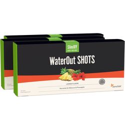WaterOut Shots | 1+2 ZDARMA | Shoty na odvodnění organismu a pro rychlé hubnutí | Pomají snížit zadržování vody | 30denní program | SlimJOY
