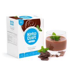 KetoDiet Proteinový pudink – příchuť čokoláda (7 porcí)