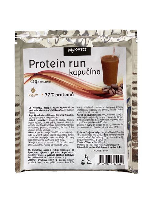 Run protein kapučíno porce 30g