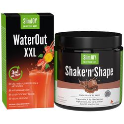 SlimJOY 15denní program Proteinové hubnutí: přírodní nápoj na odvodnění a proteinový koktejl, který skvěle zasytí. Na 15 dní.
