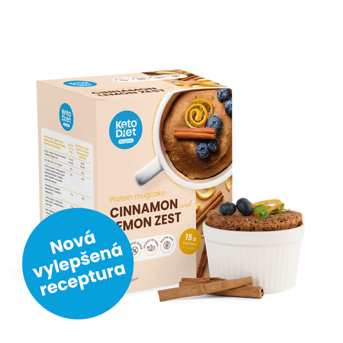 Proteinový mugcake – skořice & citronová kůra (7 porcí)