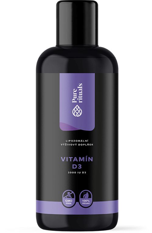 Pure rituals lipozomální Vitamín D3, 200 ml