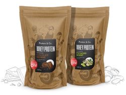 Protein&Co. CFM WHEY PROTEIN 80 2000 g ZVOL PŘÍCHUŤ 1: Chocolate brownie, ZVOL PŘÍCHUŤ 2: Coconut milk