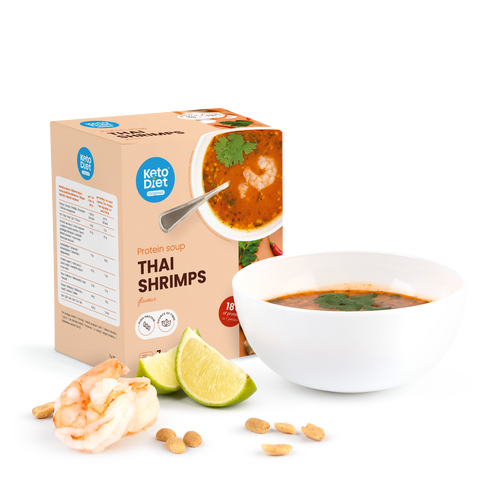 Proteinová polévka – příchuť thajské krevety (7 porcí)