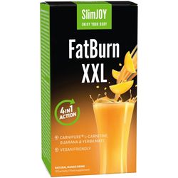 FatBurn XXL | Termogenní spalovač tuků 3 v 1: 1 000 mg L-karnitinu, 1 000 mg yerba mate a 700 mg guarany | 10denní program | 10 sáčků | SlimJOY