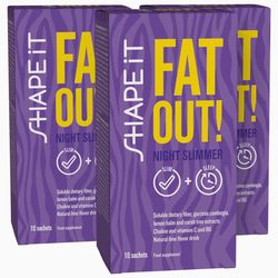 SHAPE iT Fat Out! NIGHT SLIMMER: noční spalovač tuku 1+2 ZDARMA