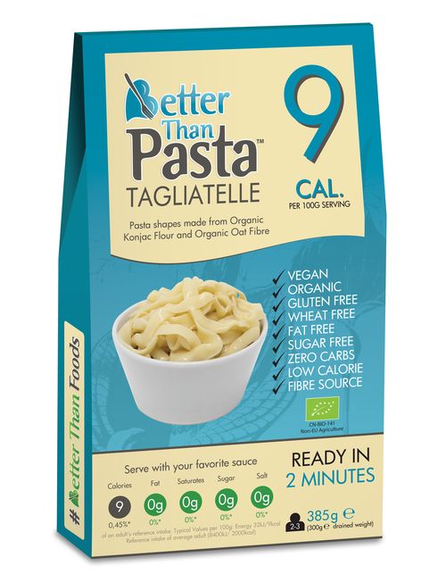 Better than Pasta konjakové tagliatelle BIO - maxi balení 385 g