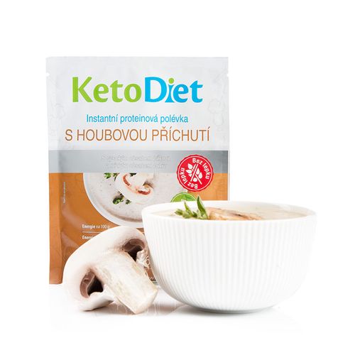 KetoDiet Proteinová polévka houbová (7 porcí)