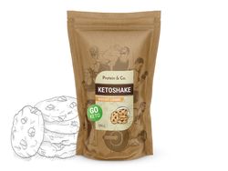 Protein&Co. Ketoshake – proteinový dietní koktejl 1 kg Množství: 1000 g, Vyberte příchuť -: Biscuit cookie