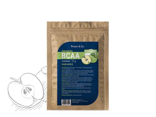 Protein&Co. BCAA ENHANCED 10 g Příchuť 1: sour apple